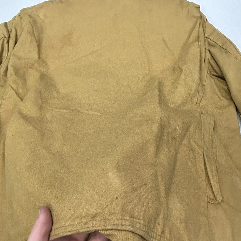 Winchester Field Jacket Mens Tan Fair Canvas Corduroy Shooting Hunting Coat